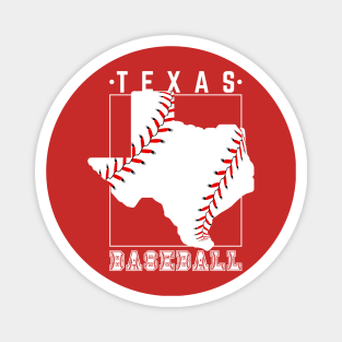 Texas Baseball Magnet